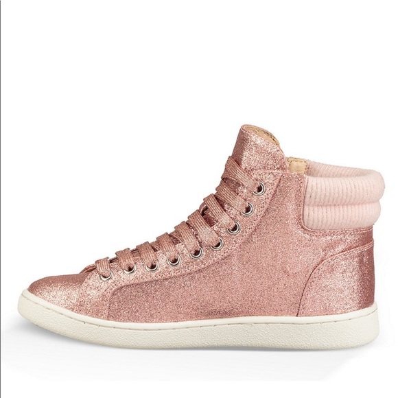 UGG Pink Glitter Sneaker Boots NWT - Picture 5 of 7